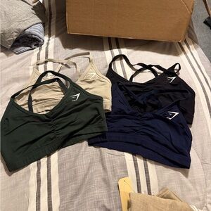 Bundle of 4 gymshark sports bra